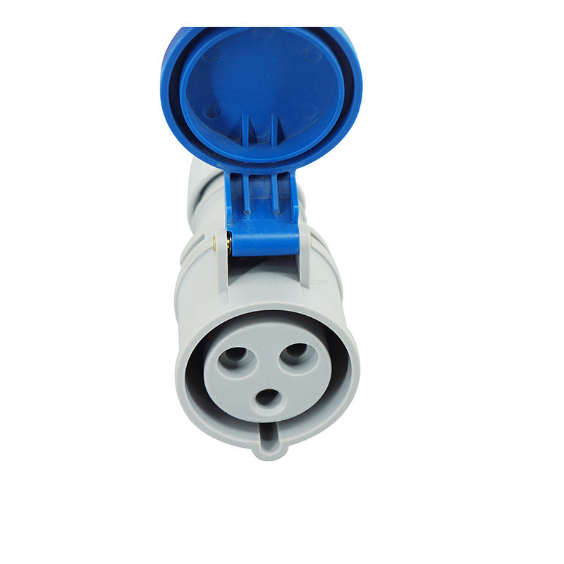 EU Schuko plug to CEE socket adapter