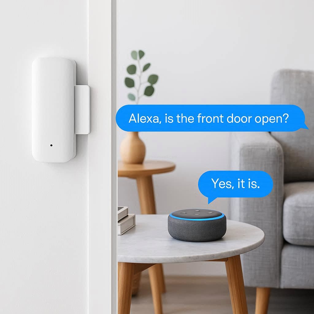 Alexa, is the front door open