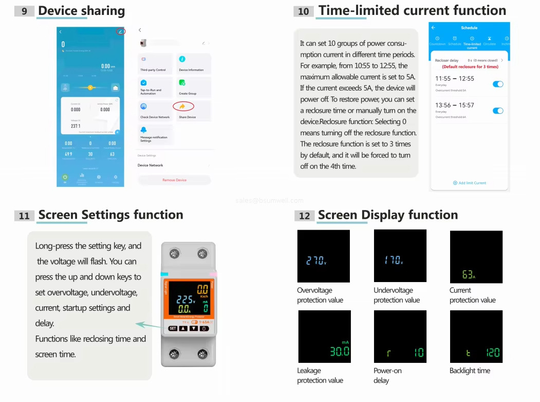 energy Meter And Timer Switch