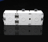 Outdoor 2 gang Australian socket with switch