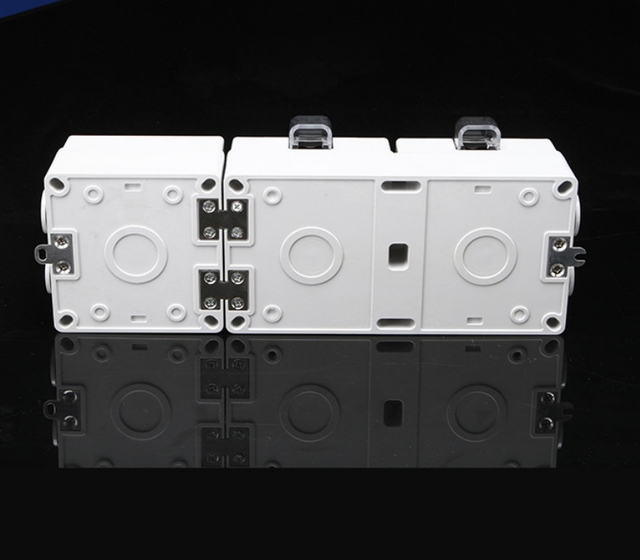 IP66 waterproof double socket with RCD