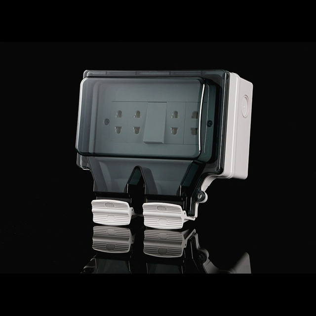 Commercial 4-Gang Waterproof Outlet