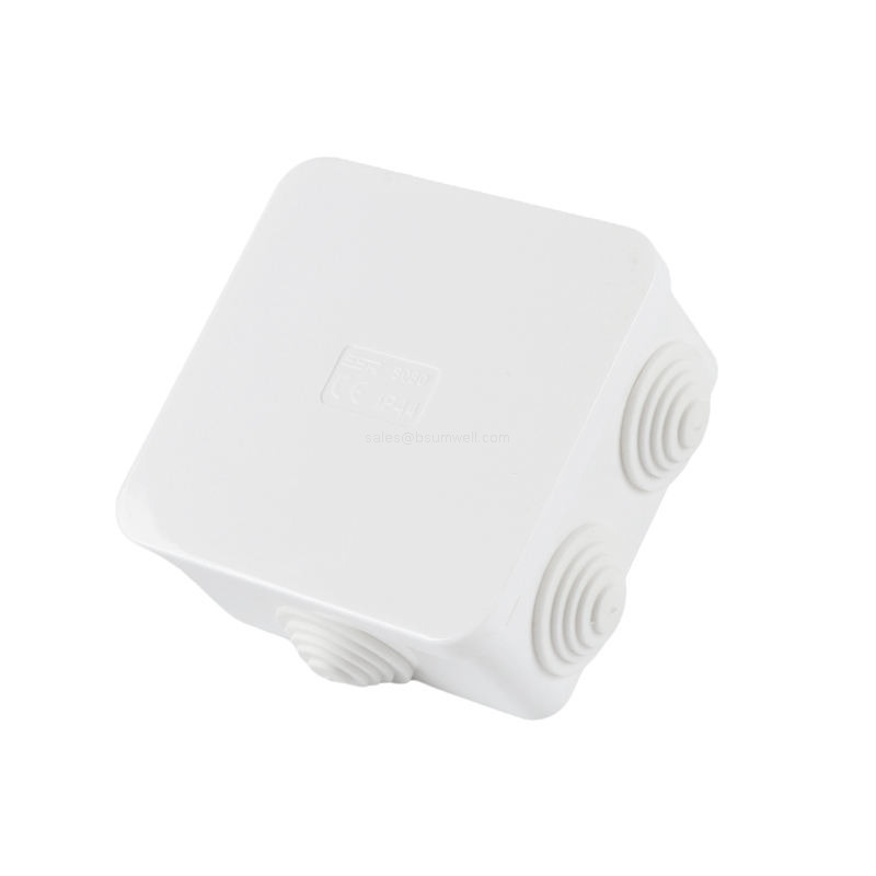 IP44 Waterproof Electrical Junction Box Plastic Surface Mount Terminal Wire Connector Cable Splice Enclosure Case