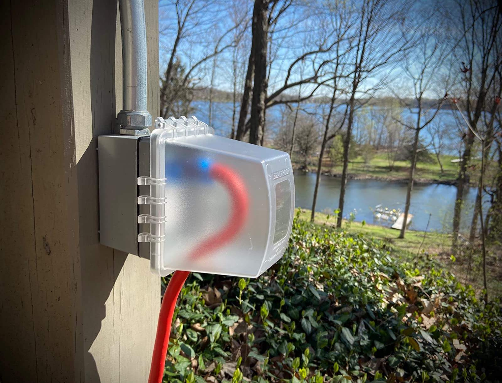 1 Gang Weatherproof In Use Outdoor Outlet Cover Extra Duty Extra Deep Receptacle Protector Clear Electrical Box Shield