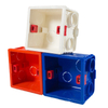 IP54 Flush Mount Electrical Junction Box Flame Retardant PVC Wall Switch Socket Enclosure High Temperature Resistant International Electronics Back Box White