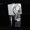 impact resistant single outlet
