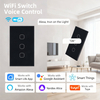BSUMWELL Touch Light Switch 1/2/3/4 Gang Tuya Wifi Wireless Remote Contro Timer Module for Lights with Alexa