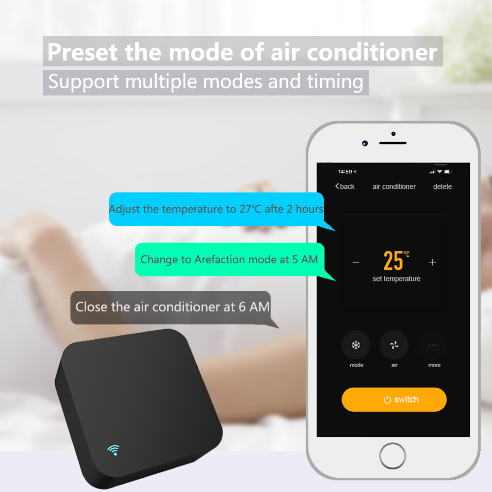 Tuya Smart IR RF Remote Control WiFi Smart Home for Air Conditioner ALL TV LG TV Support Alexa And Google Home