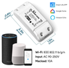 Tuya WiFi Smart Breaker Light Switch Mini DIY Home Wireless Remote Control Works With Alexa Google Home