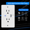 High Quality Electrical Outlet 15A 125V Wall Switch Socket Outlet,Tamper-Resistant Decora Duplex Receptacle, UL Listed Outlet