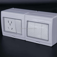 Wholesale 4 Gang Switch 1 Gang Socket Switches And Socket Waterproof IP55 Outdoor Push Button Switch