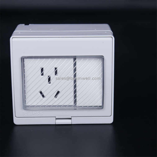 Good Price 1 Gang Socket IP55 Waterproof Wall Floor Switches And Socket Push Button Switch