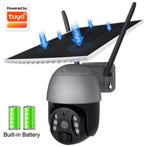 Factory Good Price Wifi Tuya Outdoor 3MP Solar Battery Security Cameras IP67 Waterproof 4g Solar Solar Network Camera