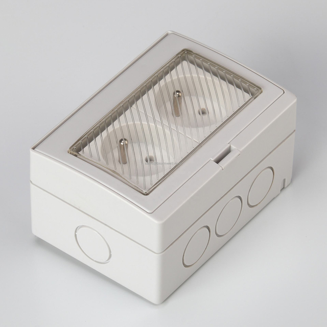 Waterproof Level IP66 Waterproof BOX for Outdoor Socket,172 Mm Socket Box for Double Sockets