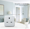 Wholesale Enabled Tuya/Smart Life Wifi Plug UK/EU/US Work with Alexa Google Home Usb Mini Wifi Adapter