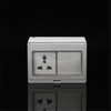 Ip55 Outdoor 2 Gang Switch 1 Gang Socket Piano Switch Socket Ingelec Electrical Supplies Sockets Switches