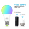 Google Smart Lights Bulb App+voice Control Brightness Adjustment Led Bulb Wifi Globe AC 60 Led Bulbs RGB E27 E26 E22