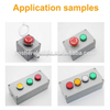 Tail Lift Control Box Switch Box XDL5-B02 2 Holes Electrical Plastic Box IP65 Switch Box tail Lift Control Box push Button Box
