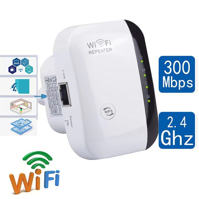 2.4Ghz 300Mbps Wireless WiFi extender 802.11N