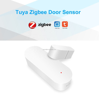 Tuya Smart Home Wifi Door Window Magnetic Alarm Home Office Zigbee Wireless Door And Window Sensor Alarm Switch