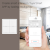 Tuya Zigbee Scene Switch Wireless Light Switch wifi light switch
