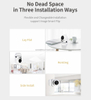 Wireless WIFI Camera Mobile Remote 360-degree CCTV Automatic Tracking Monitoring Alarm Baby Monitor Camera