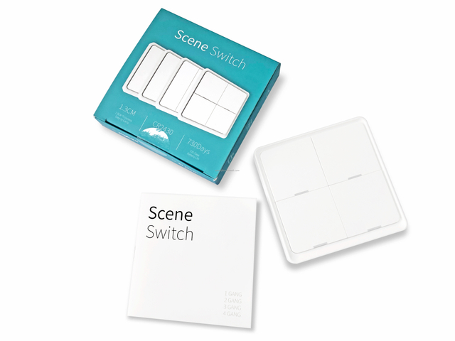 Zigbee Smart Scene Panel 2 way light switch wiring