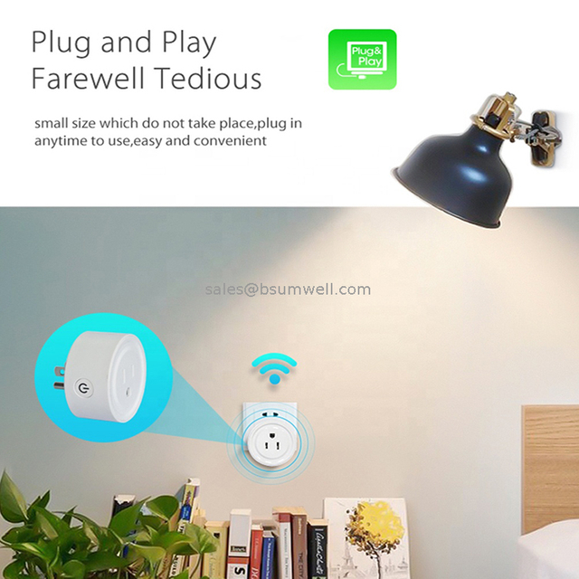 Tuya US/EU/AU/UK Smart Plug Remote Control Wireless 10A/16A WIFI Smart Sockets Google Alexa WIFI Smart Power Plug Socket
