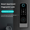 Cheap Low Price Electric Digital Tuya Rim Smart Key Lock Magnetic Garage Front Door Lock 12V With Rim Cylinder