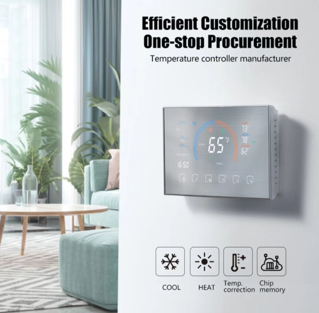 Digital Fan Coil Air Conditioner Thermostat Programmable Smart Home Thermostat