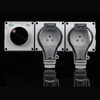 IP66 switch and 2-gang socket set