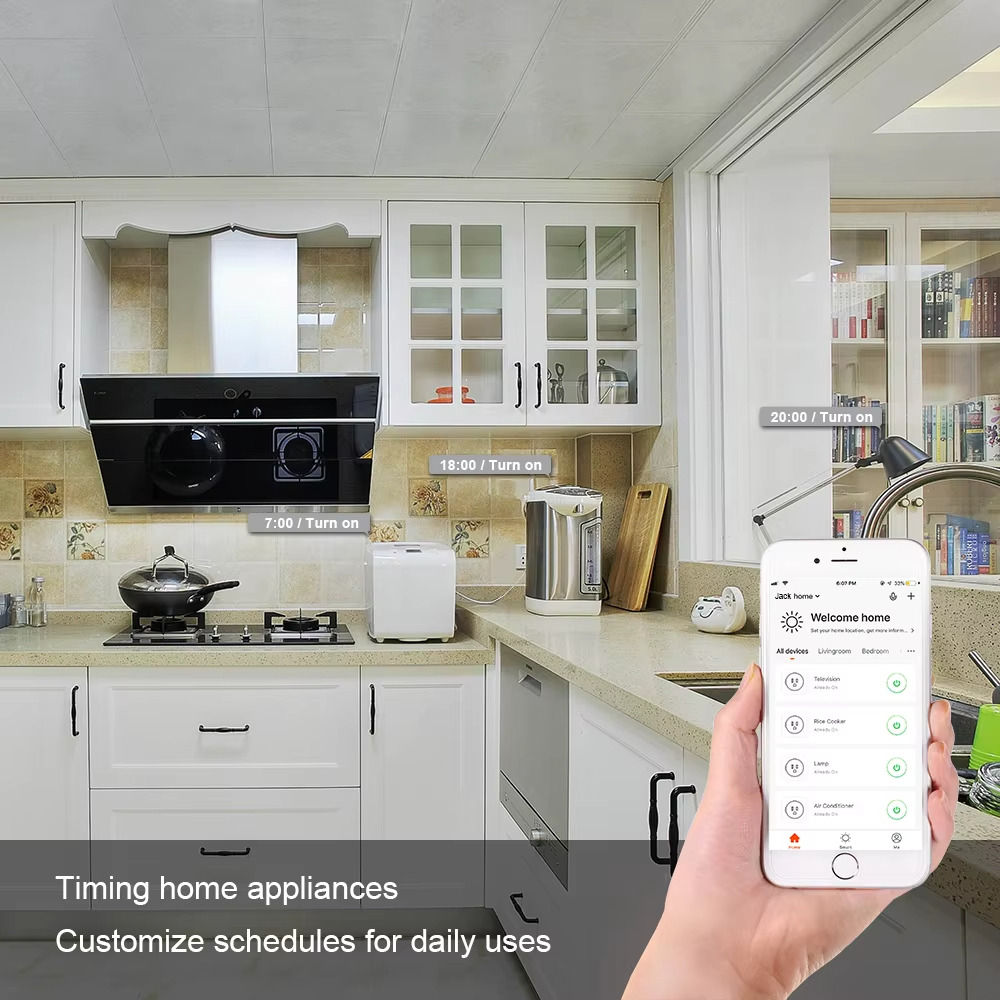 Timing home appliancesCustomize schedules for daily uses