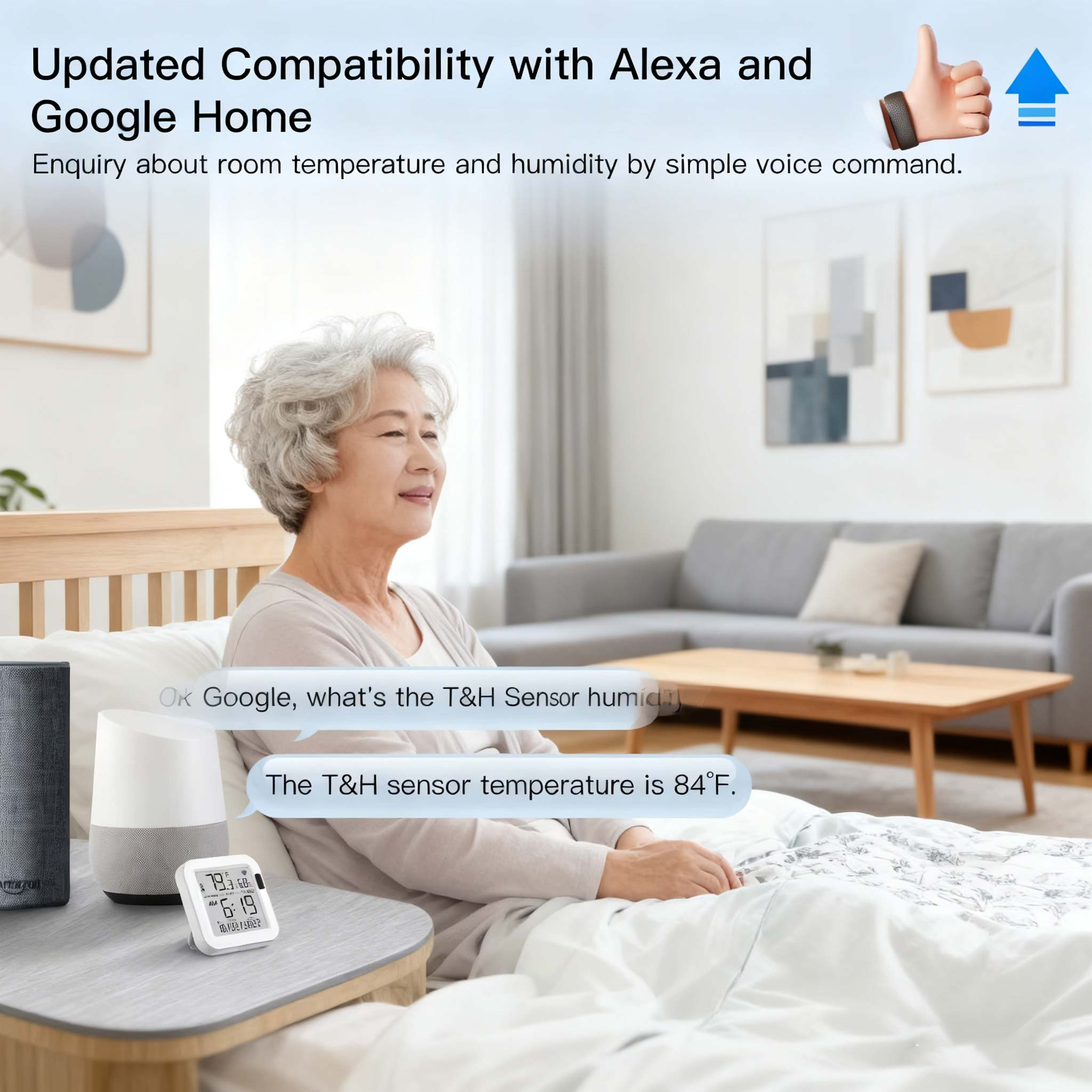 Alexa Enabled Tuya WiFi Thermometer