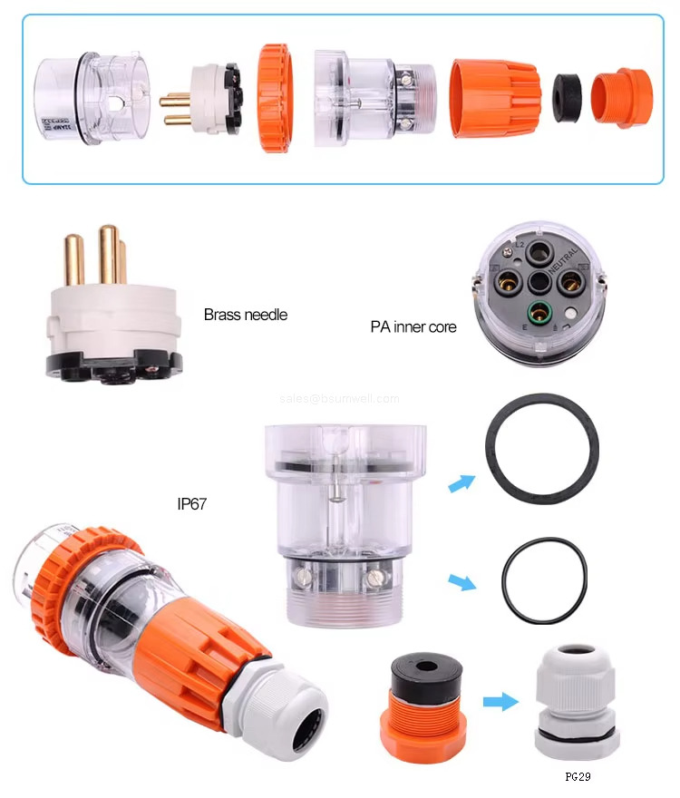 Single phase 10A/15A plug