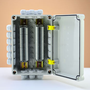 PS-AL Series IP66 aluminum junction box square enclosure outdoor electrical box outlet