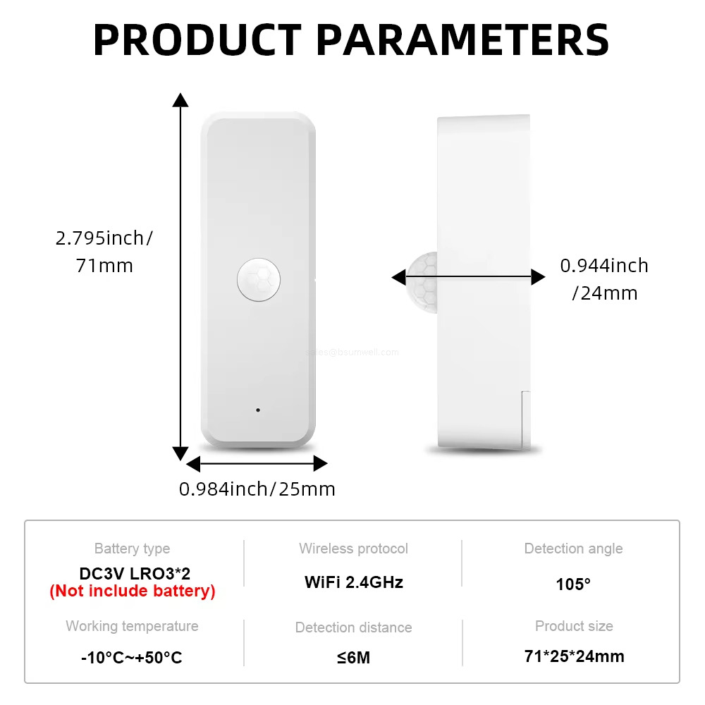 PRODUCT PARAMETERS