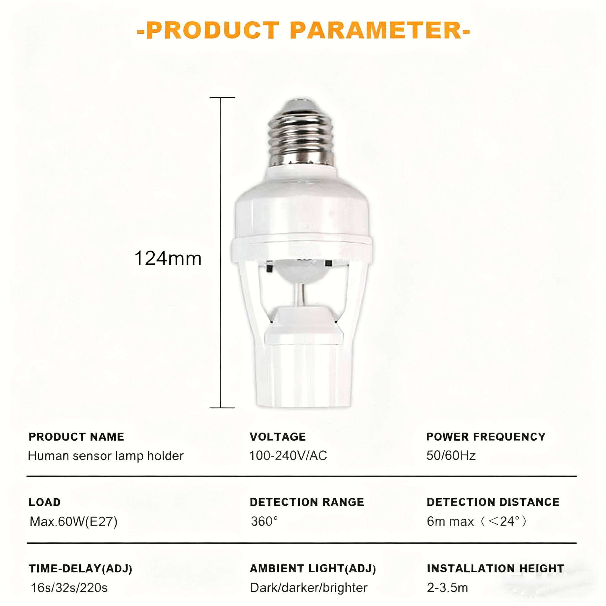 PRODUCT PARAMETER