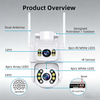 6MP/8MP dual-lens WiFi PTZ camera