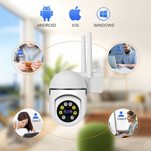 indoor outdoor wireless monitoring camera