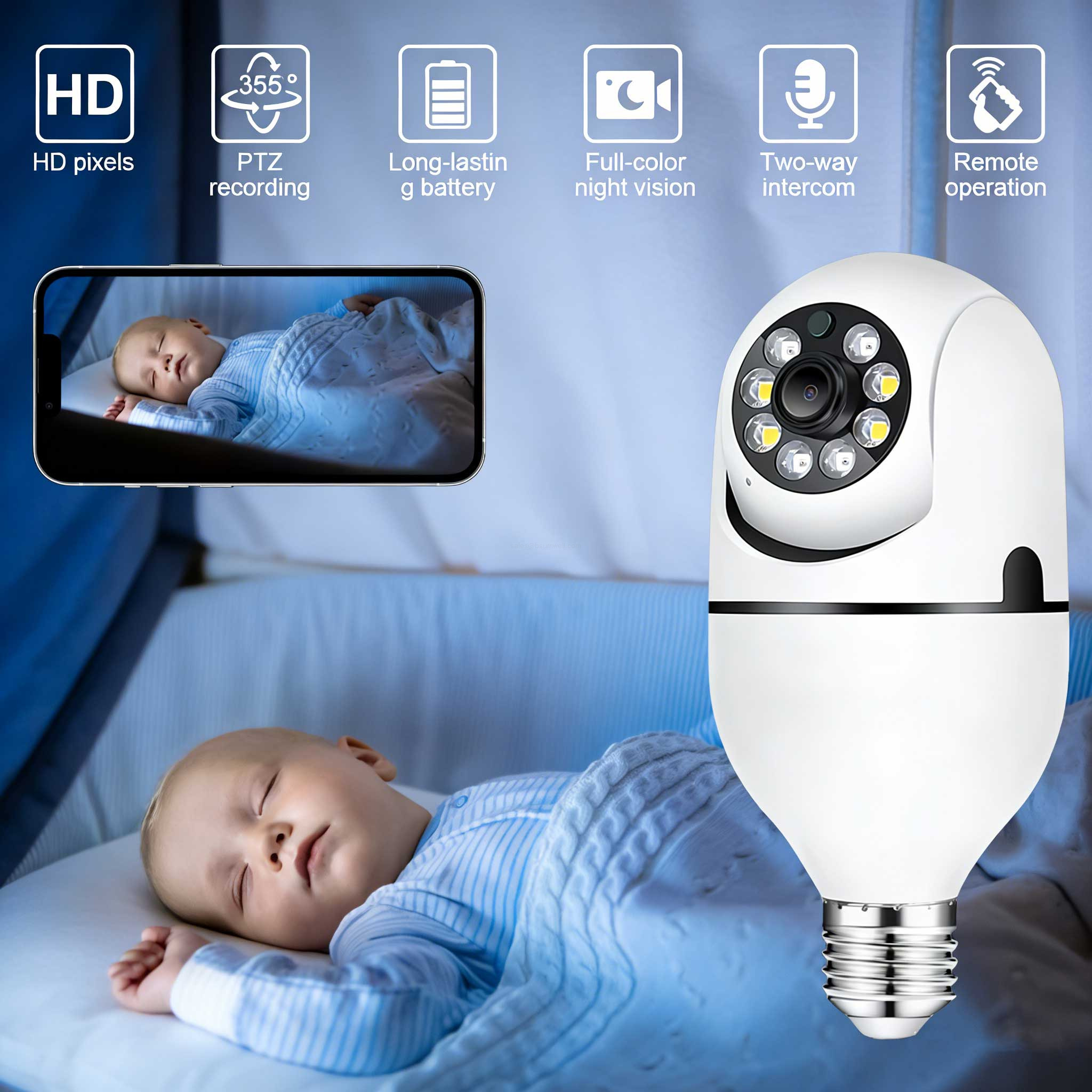 light Bulb Security Camera