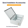 Heavy Duty Waterproof IP65 Metal Electrical Panel Box Lockable Stainless Steel Distribution Enclosure Cabinet for Industrial Control OEM ODM