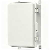 UL94 V0 Flame Retardant PC ABS Waterproof Electrical Junction Box 13.8x9.9x5.9 Inch Plastic Outdoor IP66 Weatherproof Project Enclosure Case