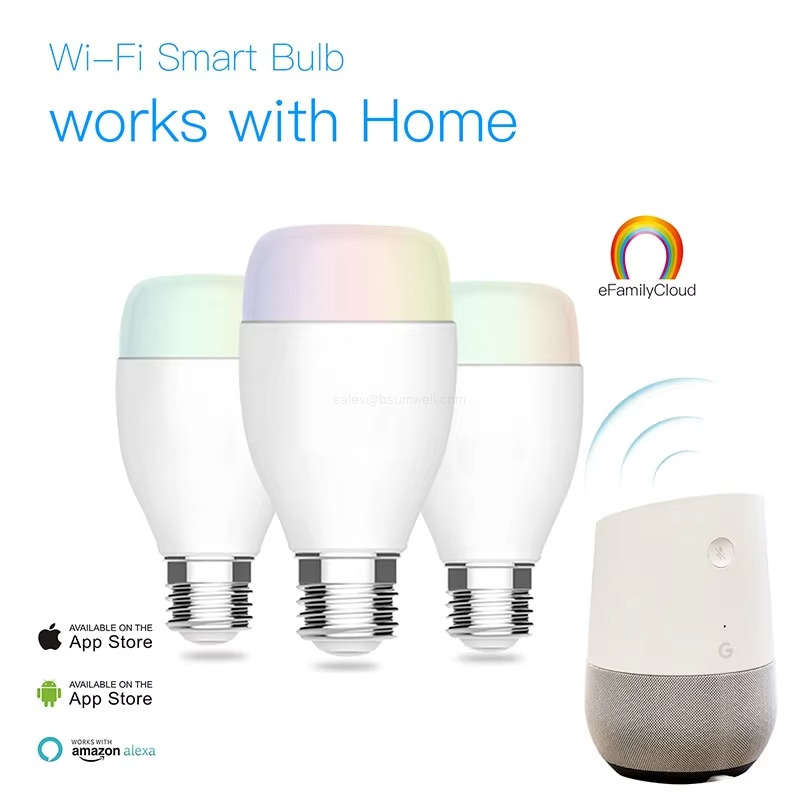 Wi-Fi Smart Bulb works with Home