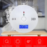 LCD display carbon monoxide detector