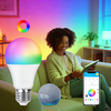 Bluetooth+WiFi dual-connect voice control lamp