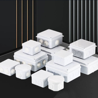 Durable ABS Plastic RA RT Junction Box Weatherproof Electrical Enclosure with Knockout Holes
