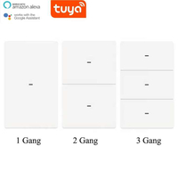 3 gang switch with blue backlight control