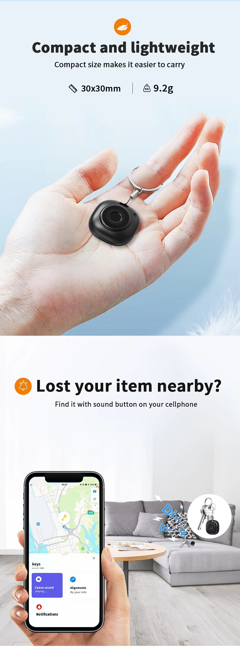 Compact and lightweight Compact size makes it easier to carry