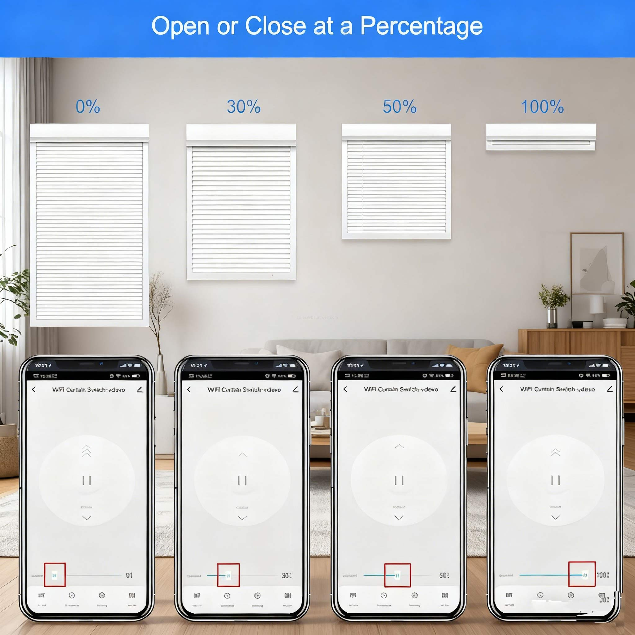WiFi Bluetooth SmartRoller Blind Switch