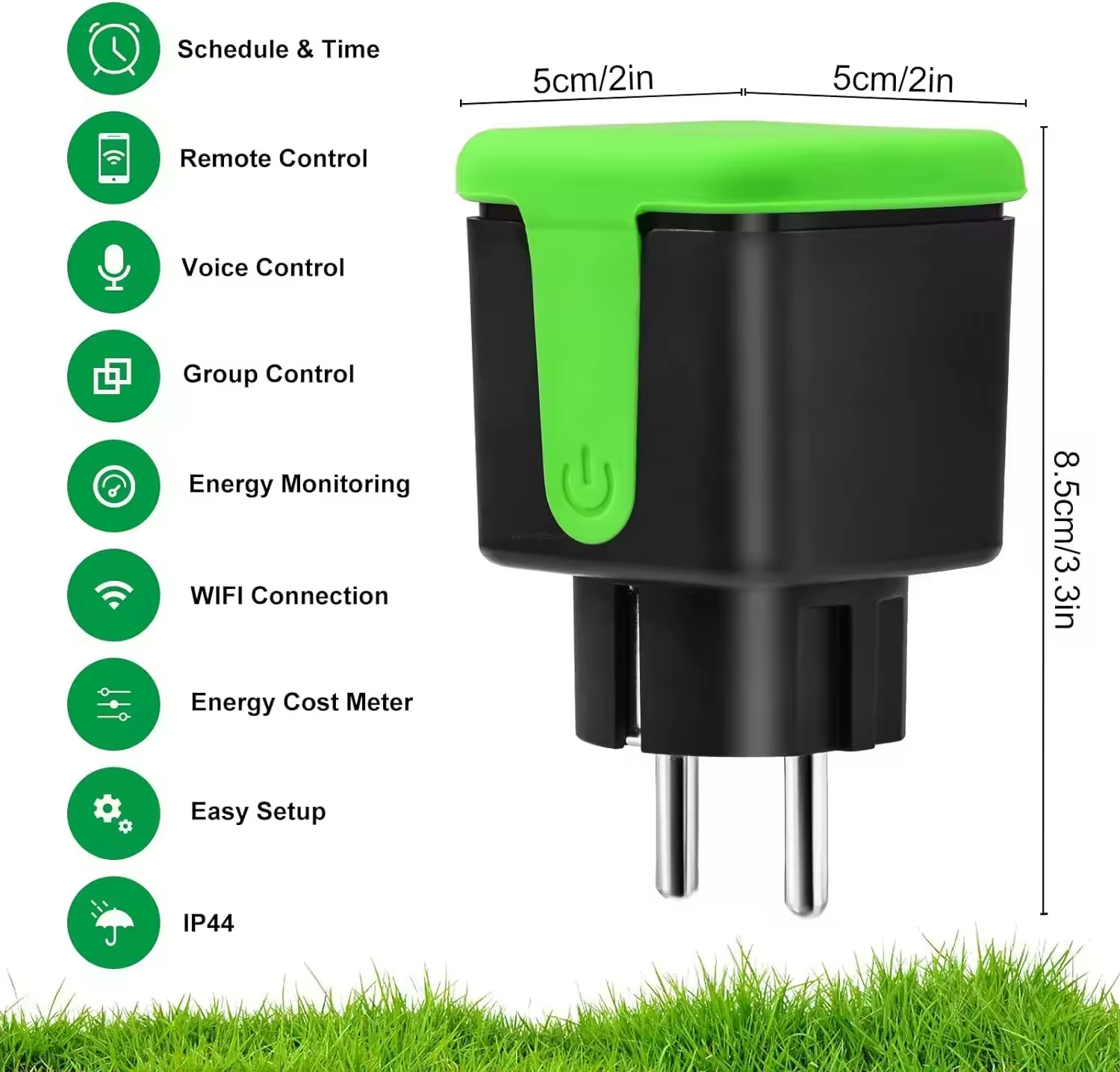 IP44 Outdoor WiFi Socket